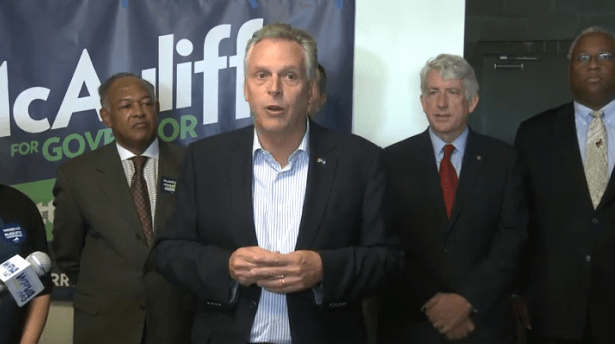 VIDEO: Terry McAuliffe heads to Richmond for final day of campaigning
