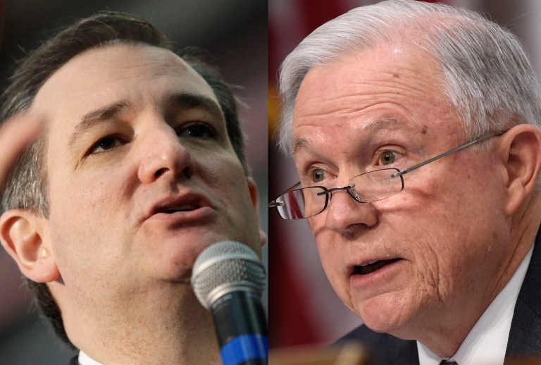 A GOP House lawmaker introduced companion legislation for two Senate bills by Sens. Jeff Sessions and Ted Cruz. (AP Photos)