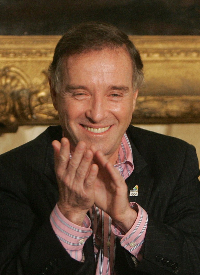 FILE - In this April 7, 2009 file photo, Brazilian billionaire Eike Batista attends a ceremony at which Batista donated about $4.5 U.S. million dollars for the the Rio 2016 Olympic games bid, in Rio de Janeiro, Brazil. Federal prosecutors have charged Batista with manipulating the stock market and causing billions of dollars in losses, the prosecutor's office said in a statement issued late Tuesday, Sept. 23, 2014. A judge has to decide to accept the charges before the case can move to trial. (AP Photo/Ricardo Moraes, File)