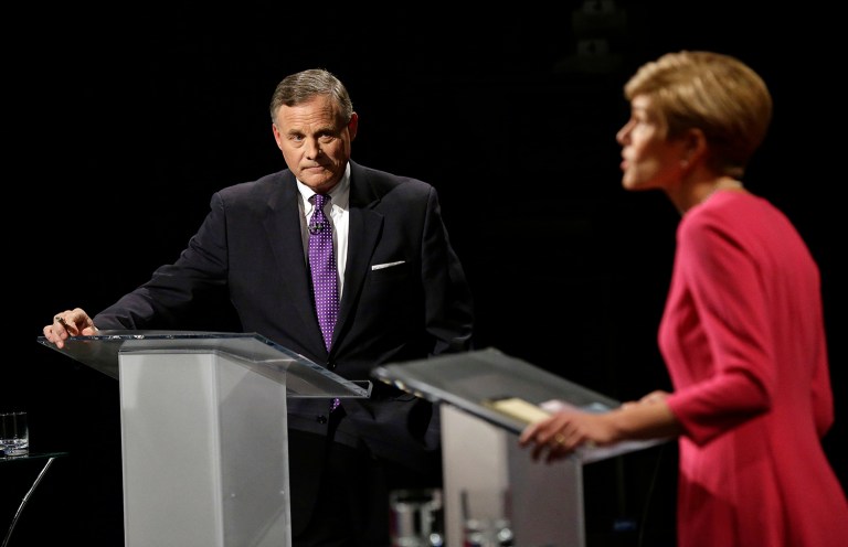 U.S. Sen. Richard Burr, R-N.C., remains deadlocked in a tight race against his Democratic challenger Deborah Ross, according to a new poll released Friday. (AP Photo/Gerry Broome, Pool)