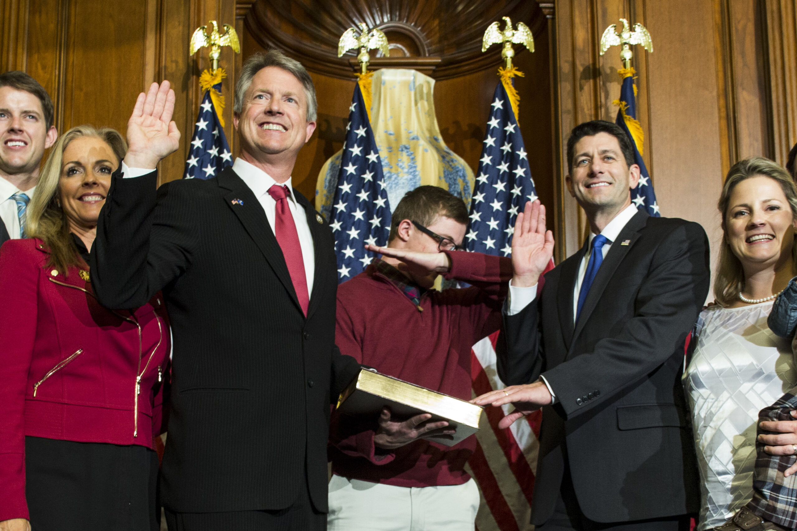 Ousted congressman takes loser’s frustration out on opponent’s son