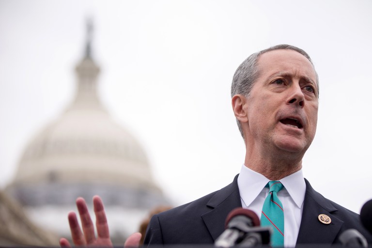House Armed Services Committee Chairman Rep, Mac Thornberry, R-Texas, pointed to the pieces of the triad that are nearing the end of their service life. Minuteman III missiles were first fielded in 1970, the B-52 and B-2 bombers first deployed in the '50s and '80s respectively, and ballistic missile submarines first entered service in 1981, he said. (AP Photo/Andrew Harnik)