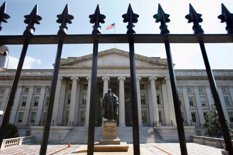 The federal deficit rose by $63 billion to $522 billion in the first half of fiscal 2017, the Congressional Budget Office estimated Friday. (AP Photo/Jacquelyn Martin, File)