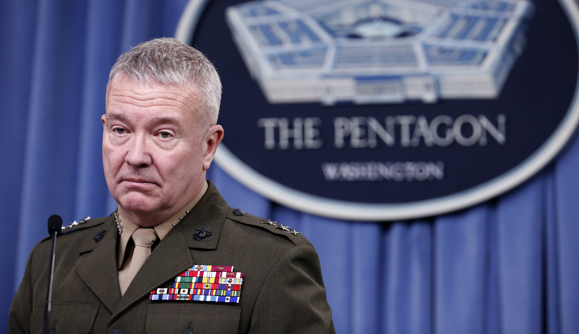 General McKenzie morphs into a Biden administration politician