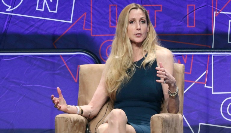 Ann Coulter speaks.