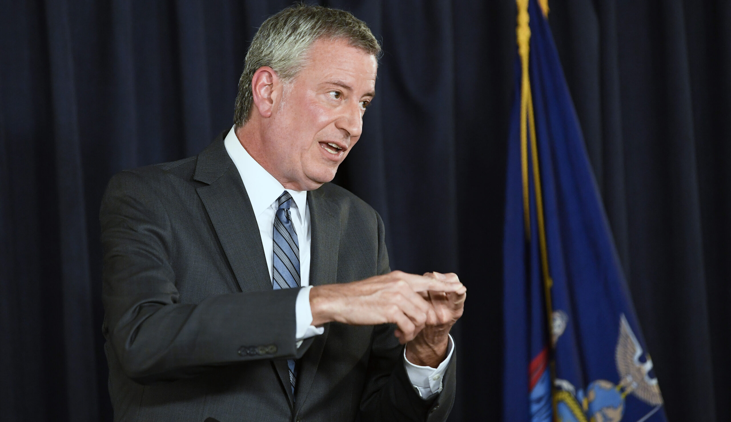 Bill de Blasio’s 2020 announcement: A sad American story