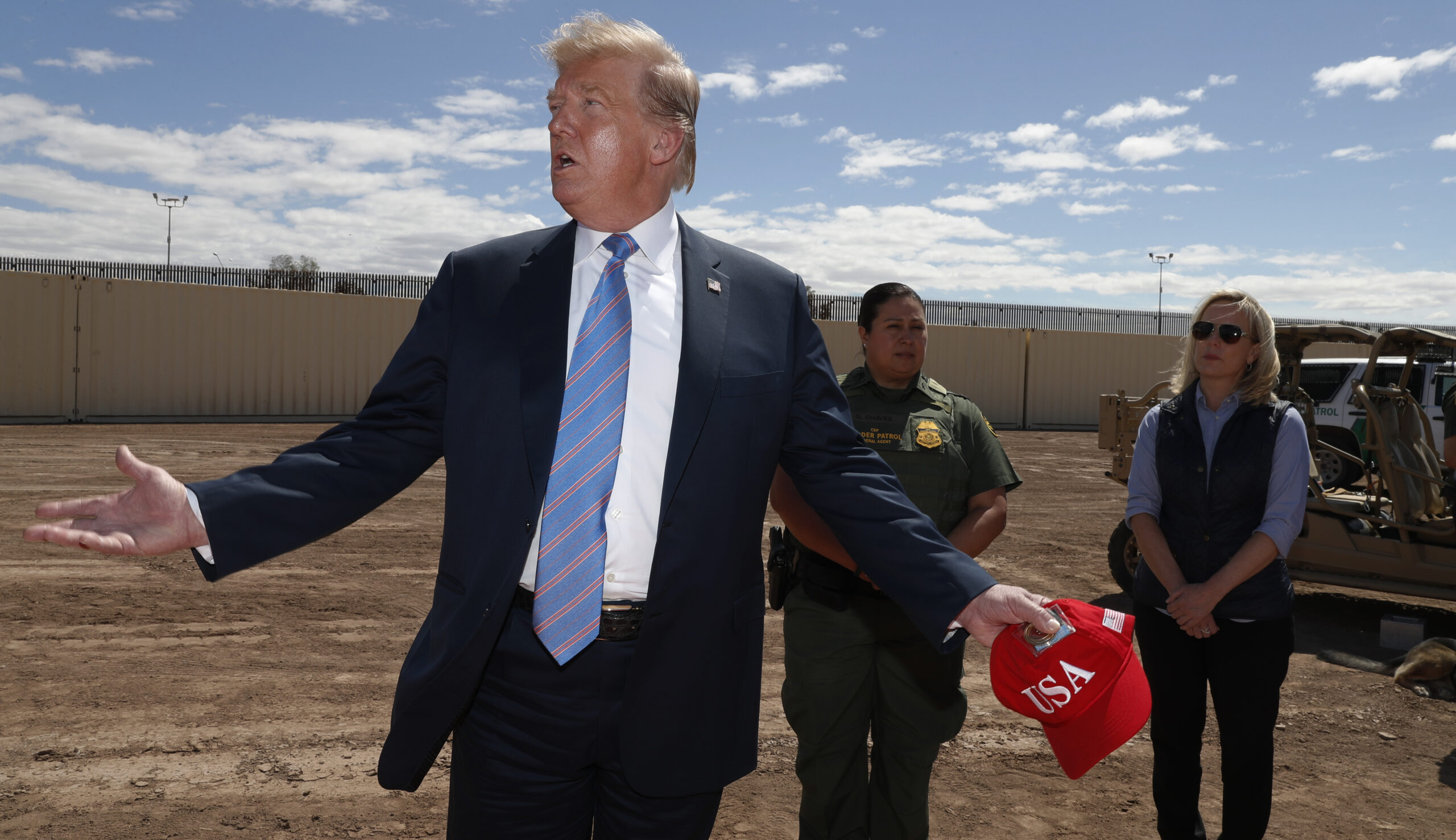 Trump has put up 39 miles of wall on 2,000-mile border despite claims of more