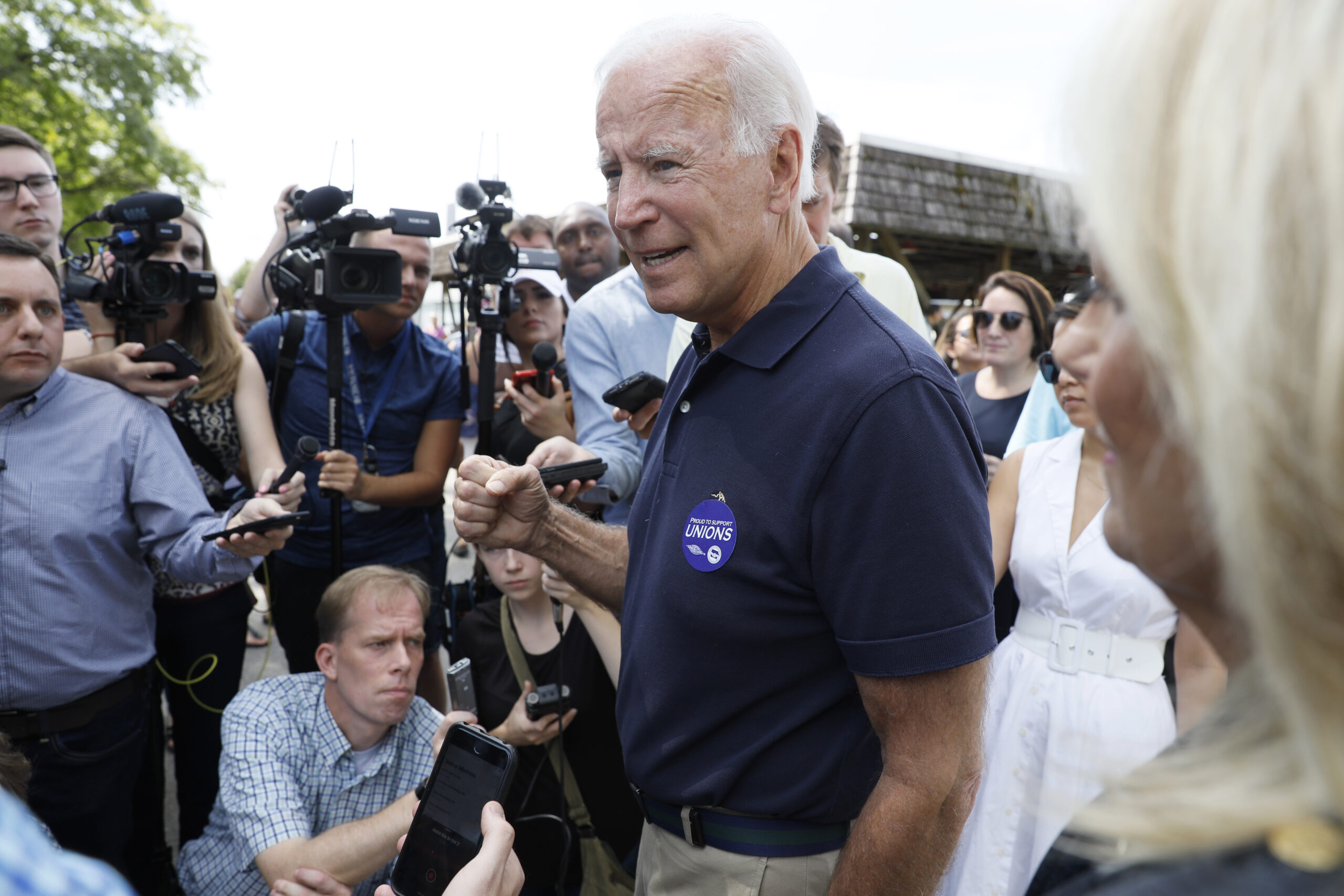 Biden says he wouldn’t ban fracking, distancing himself from rivals