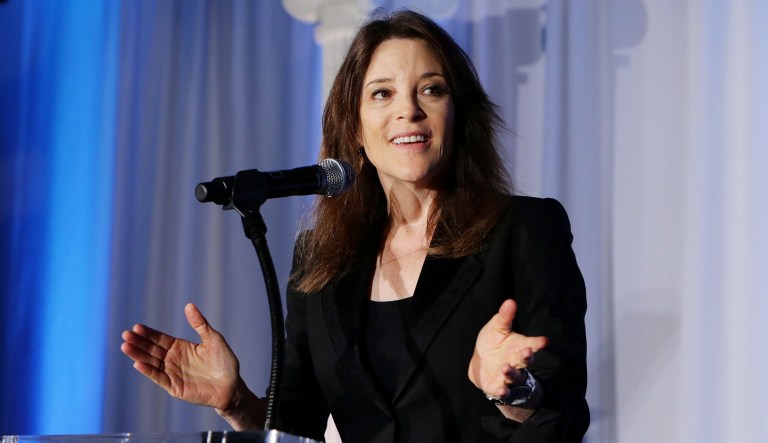 Marianne Williamson seen at YWCA Greater Los Angeles Phenomenal Woman of the Year Award at the Omni Los Angeles Hotel in Los Angeles, California.