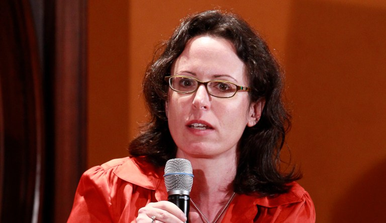 Journalist Maggie Haberman speaks.