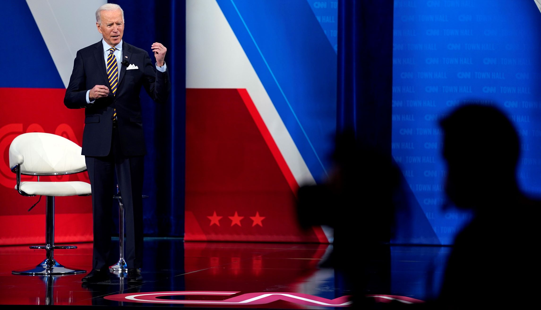 Biden blames Trump for vaccine delays — then says he’s tired of talking about the former president