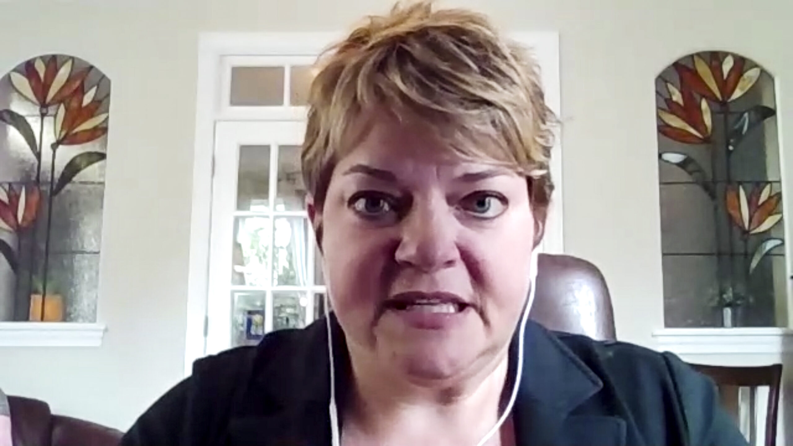 Fired vaccine official says she did not buy dog muzzle sent to ‘intimidate’ her