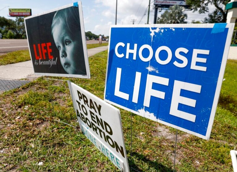 The headquarters of Wisconsin Family Action, a pro-life group, was vandalized Sunday morning. (Chris Urso/Tampa Bay Times via AP)