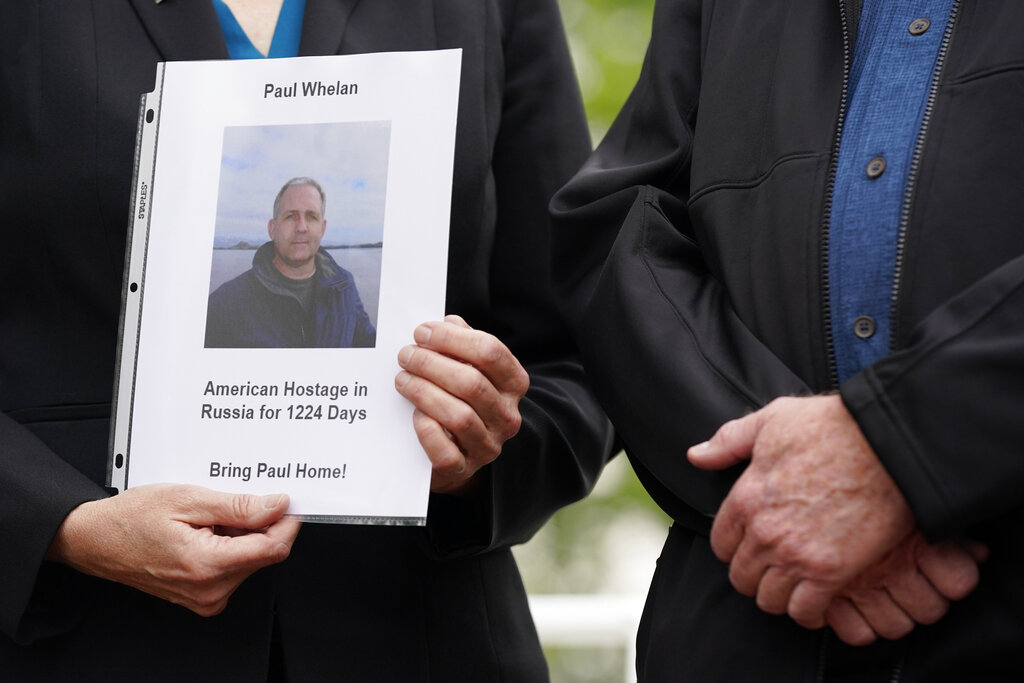 Biden administration says Whelan’s espionage charge complicates his release