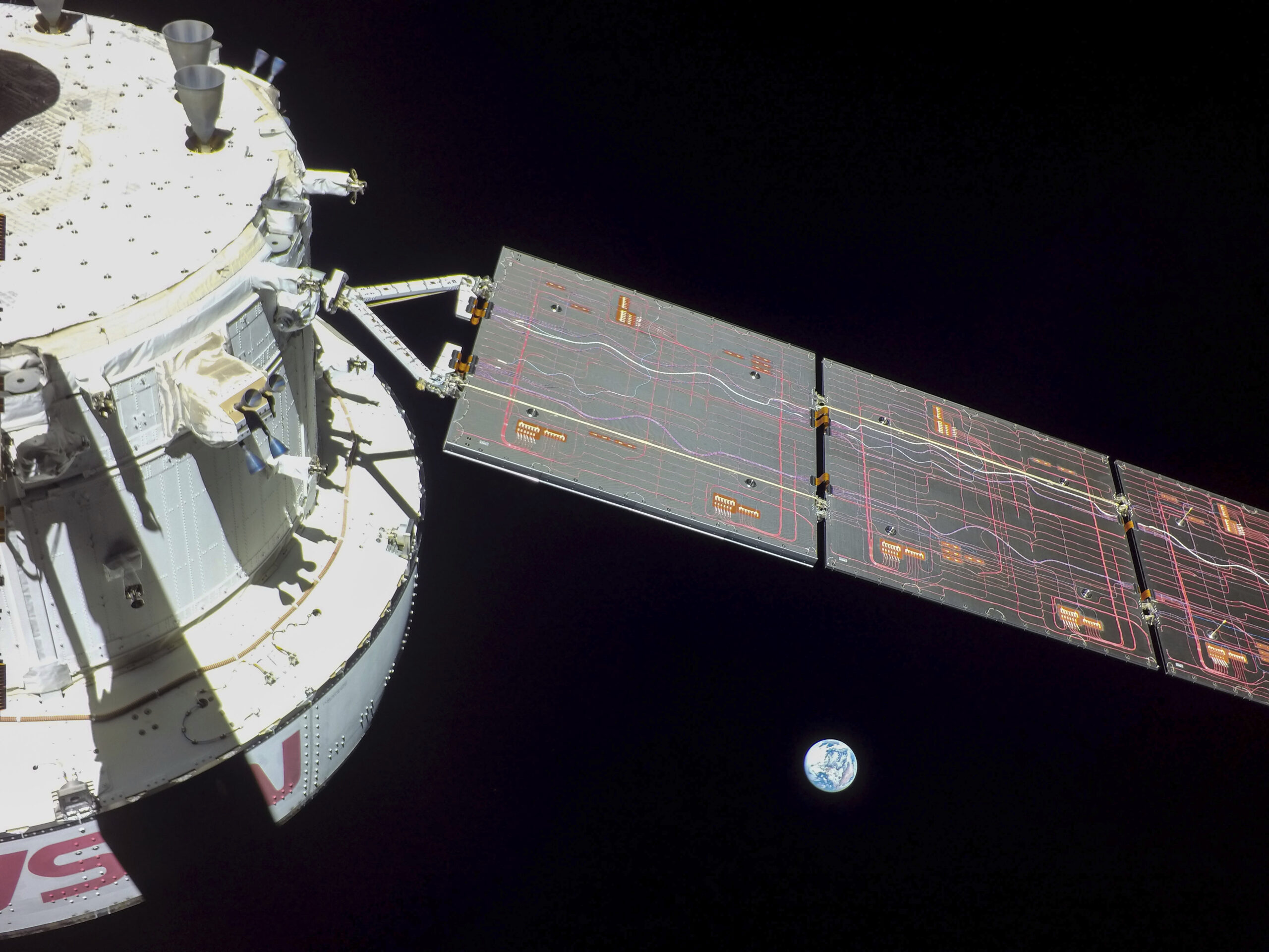 Stunning pictures from NASA’s Orion spacecraft show moon eclipsing Earth