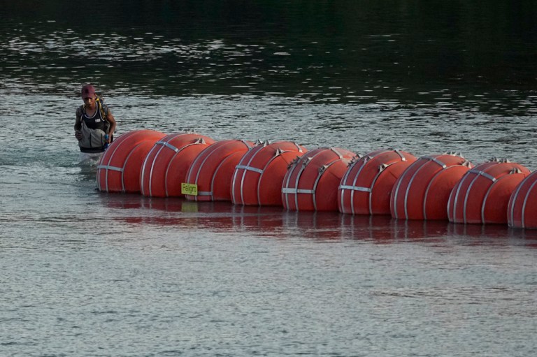 Texas ordered to remove Rio Grande barrier as court case continues