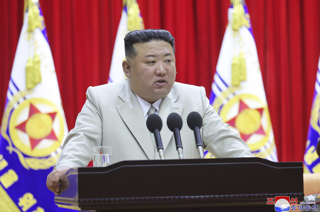 Kim Jong Un calls leaders of US, Japan, and South Korea ‘gang bosses’ and tells his navy to be ready for combat