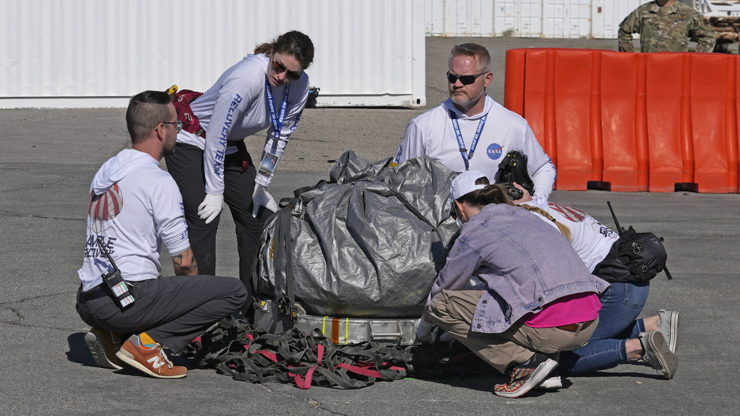 NASA spacecraft brings asteroid sample from deep space back to Earth for study