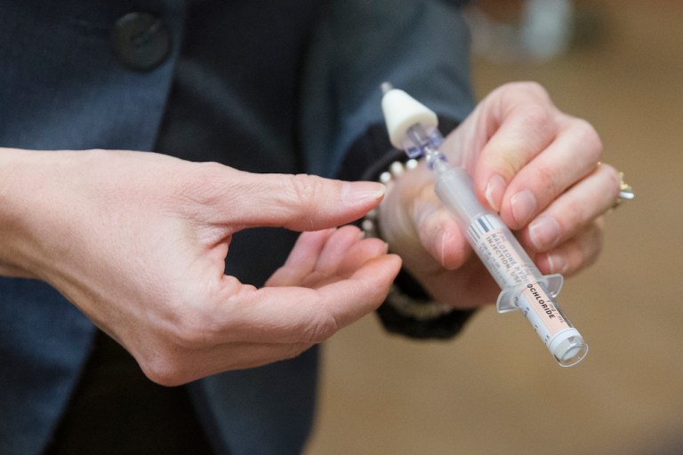 CDC recommended doctors avoid prescribing opioids for chronic pain outside of cancer or end-of-life care. (AP Photo/John Minchillo)