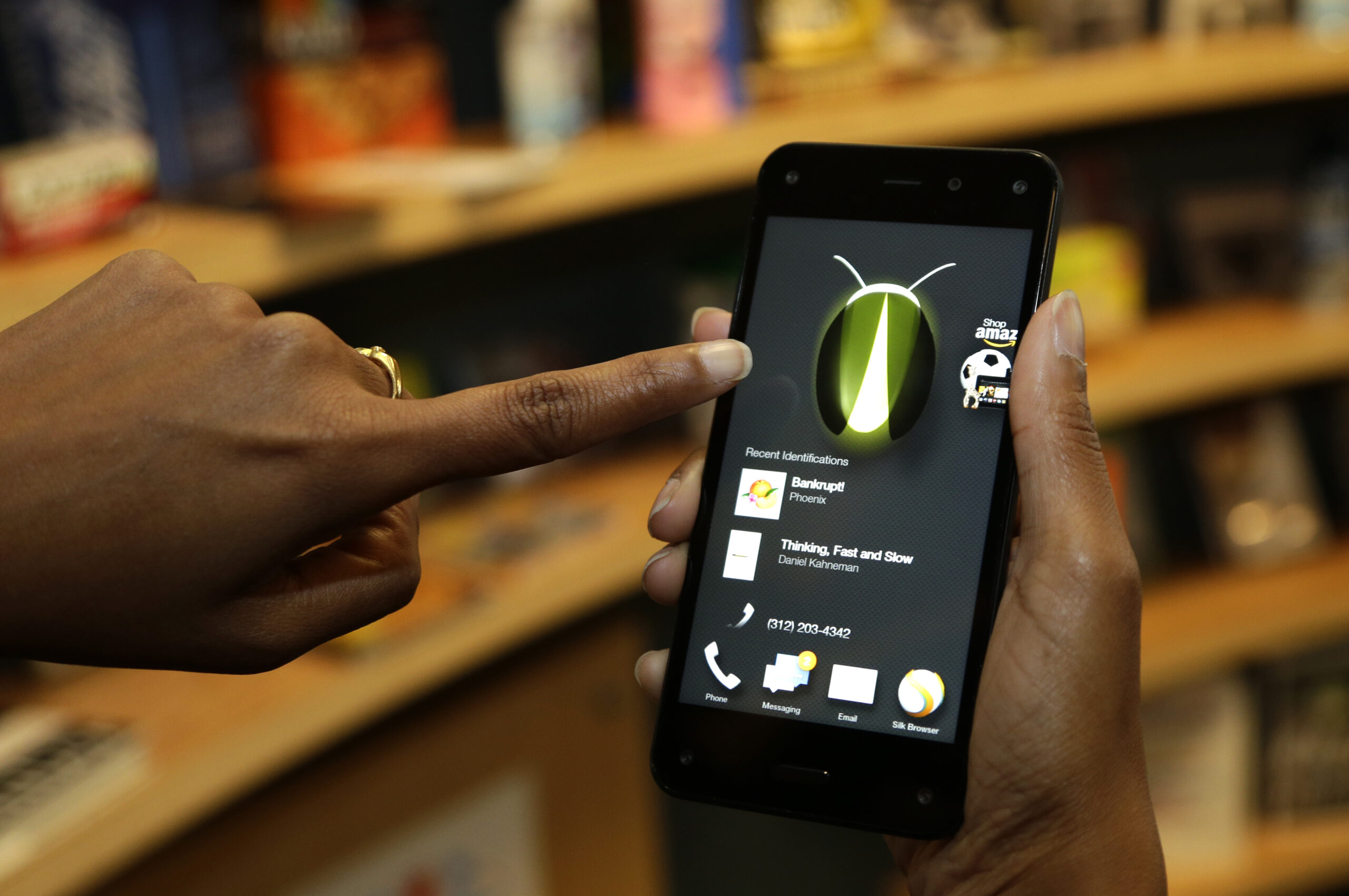 Review: Amazon phone better for info than shopping
