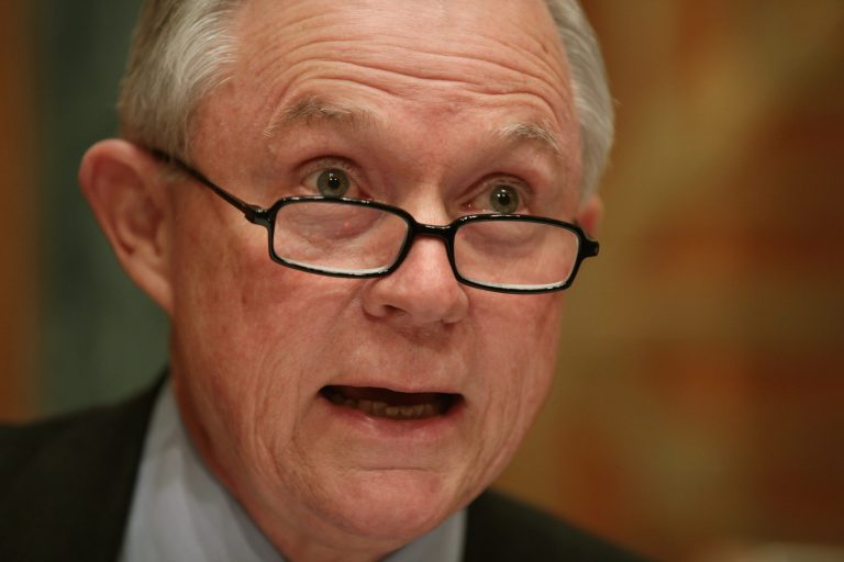 Chip Somodevilla/Getty Images
Sen. Jeff Sessions, R-Ala., is making some of the same criticism's of the Gang of Eight's immigration reform bill that Big Labor has made.
