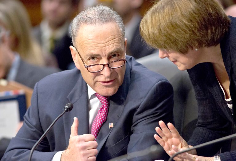/J. Scott Applewhite/APSen. Chuck Schumer, D-N.Y., is co-sponsoring an immigration reform bill with Sen. Marco Rubio, R-Fla.