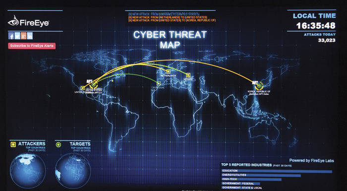 Network security company FireEye announced it had partnered with Visa to create new products that would make it easier for companies to find and fix potential data breaches.Â (AP Photo)