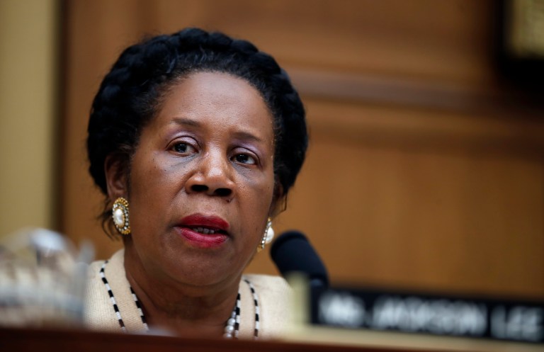 Only one group of stockholders can kick Rep. Sheila Jackson Lee out of first class: her constituents. (AP)