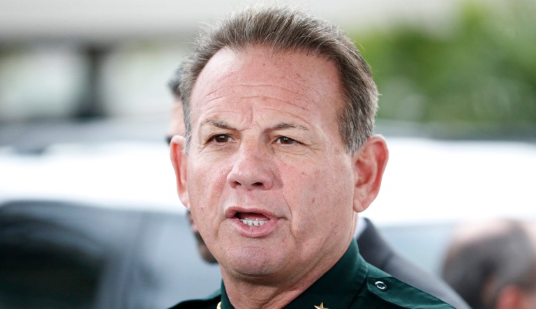 During the CNN town hall on Wednesday, Broward County, Fla., Sheriff Scott Israel (pictured) told National Rifle Association spokeswoman Dana Loesch that she wasn't 