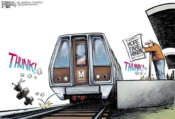 The Only Things Dropping for Metro