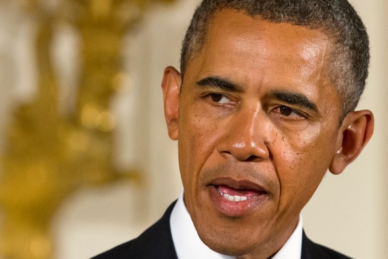 President Obama has promised action on Syria over and over again, but in the end has actually offered little more than words. (AP Photo/Jacquelyn Martin)