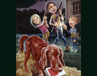 Irish Setter Dad