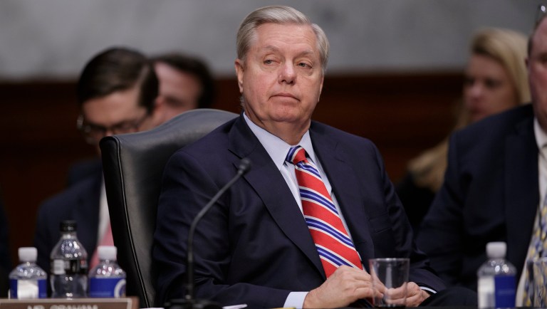 Sen. Lindsey Graham, R-S.C., praised President Trump as a leader who is 