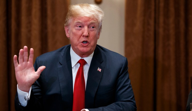 Although President Trump has been vocal about having a military parade for months now, Trump's request during a Jan. 18 meeting with top officials at the Pentagon was viewed as an order to plan such an event. (AP Photo/Evan Vucci)