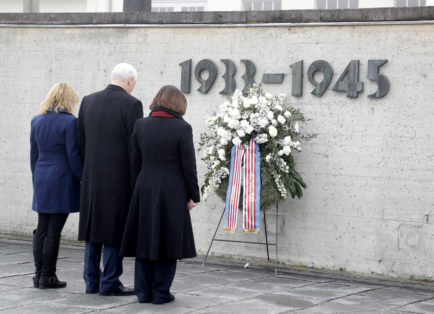 Pence visits Dachau concentration camp in Germany