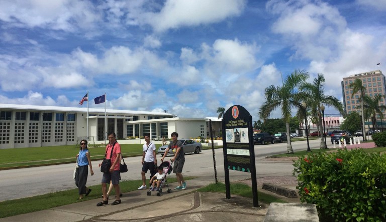 While some analysts assume North Korea does not have effective missile reentry vehicles, I assume they do. And located 2,100 miles from North Korean launch sites, Guam is well within range of Kim Jong Un's increasingly advanced ballistic missile forces. (AP Photo/Grace Garces Bordallo)