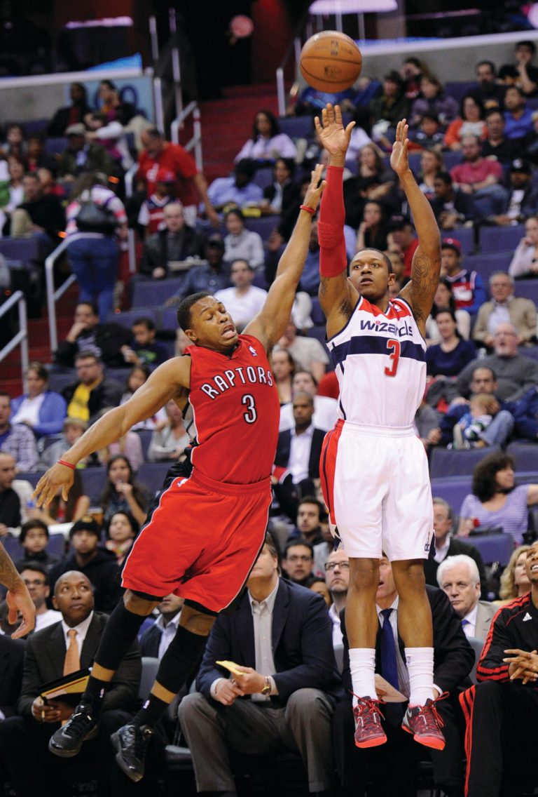 Nick Wass/AP
Bradley Beal finished with a game-high 24 points after missing 11 of the Wizards' last 14 games with a sprained left ankle.