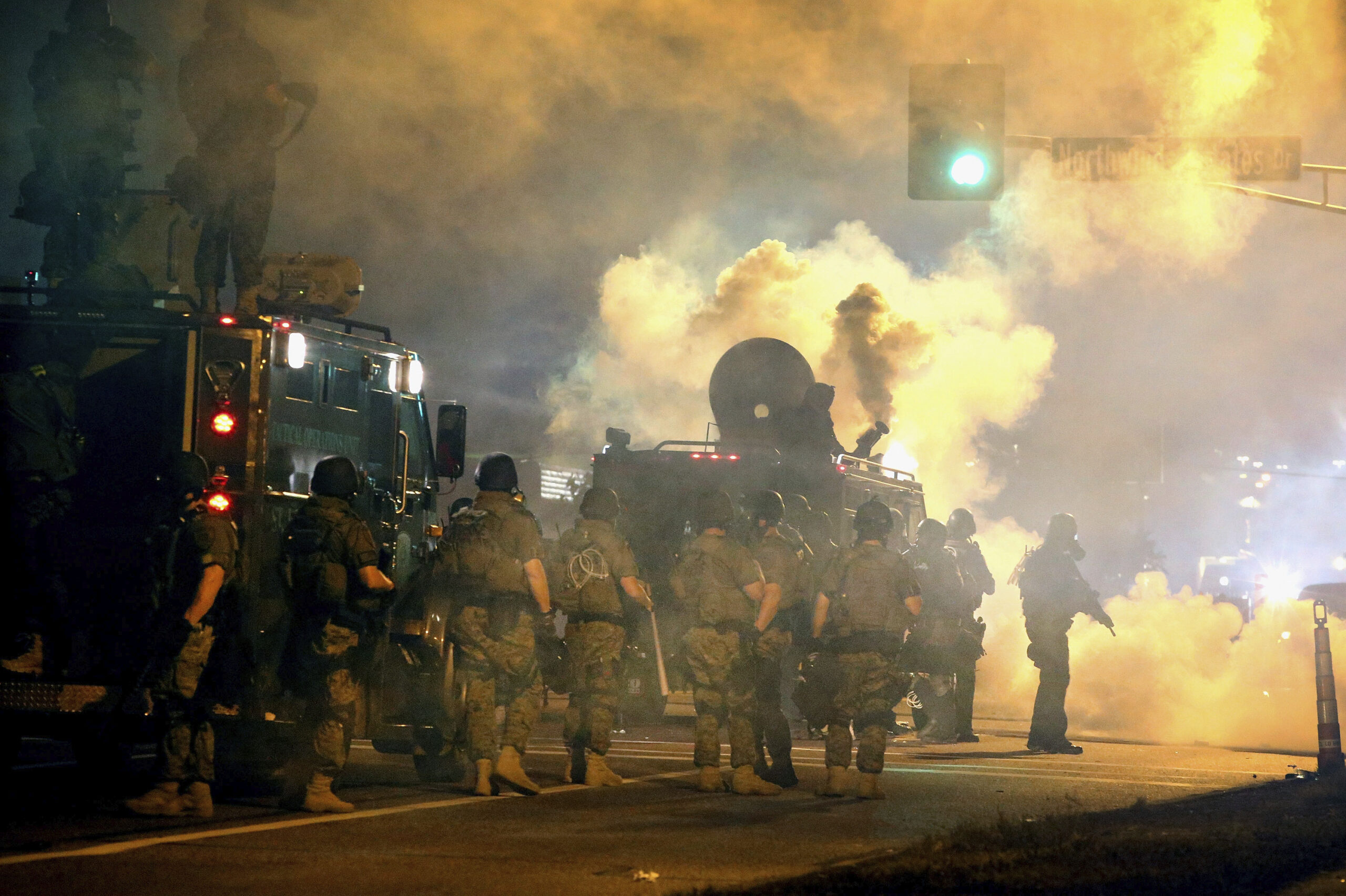 Policing a riot