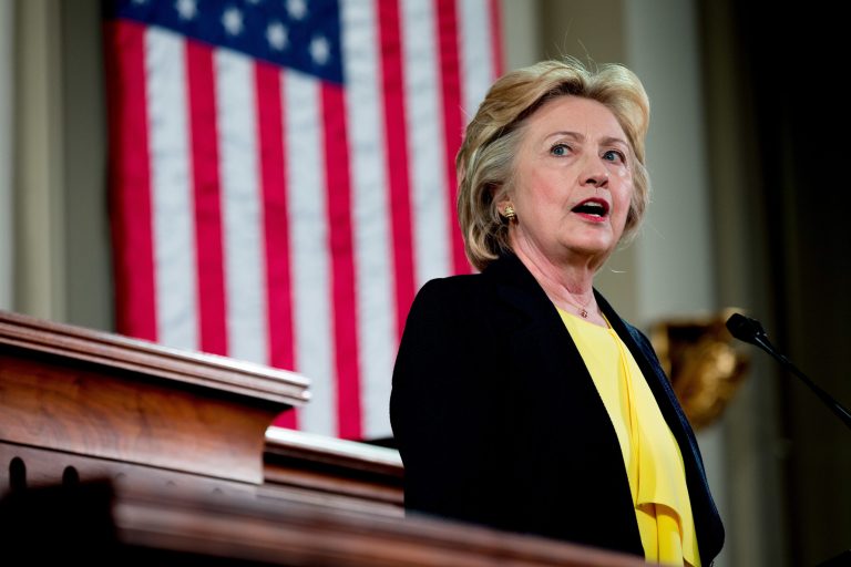 Kirby did not provide a timeline of when the newly-uncovered emails would be available to the public. (AP Photo/Andrew Harnik)