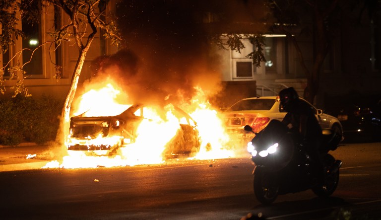 Left-wing mayhem