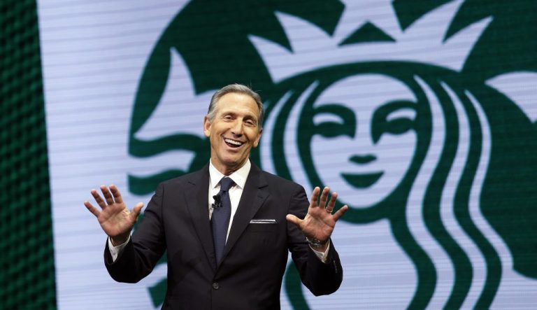 Starbucks CEO Howard Schultz.