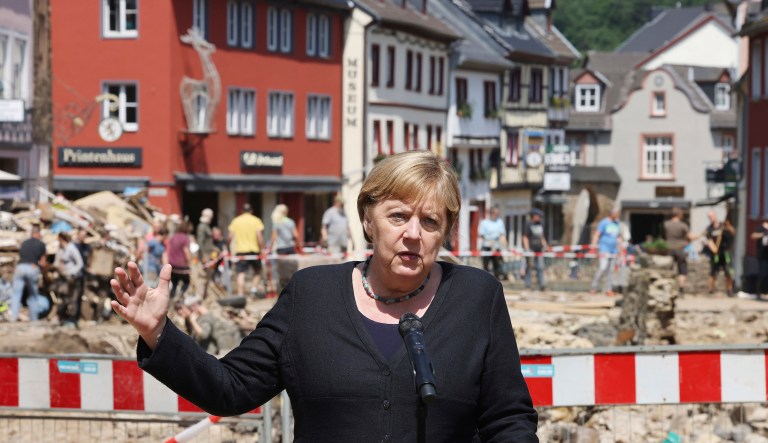Merkel’s allies face Katrina moment as floods rise ahead of election