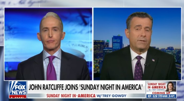 Trey Gowdy and John Ratcliffe.