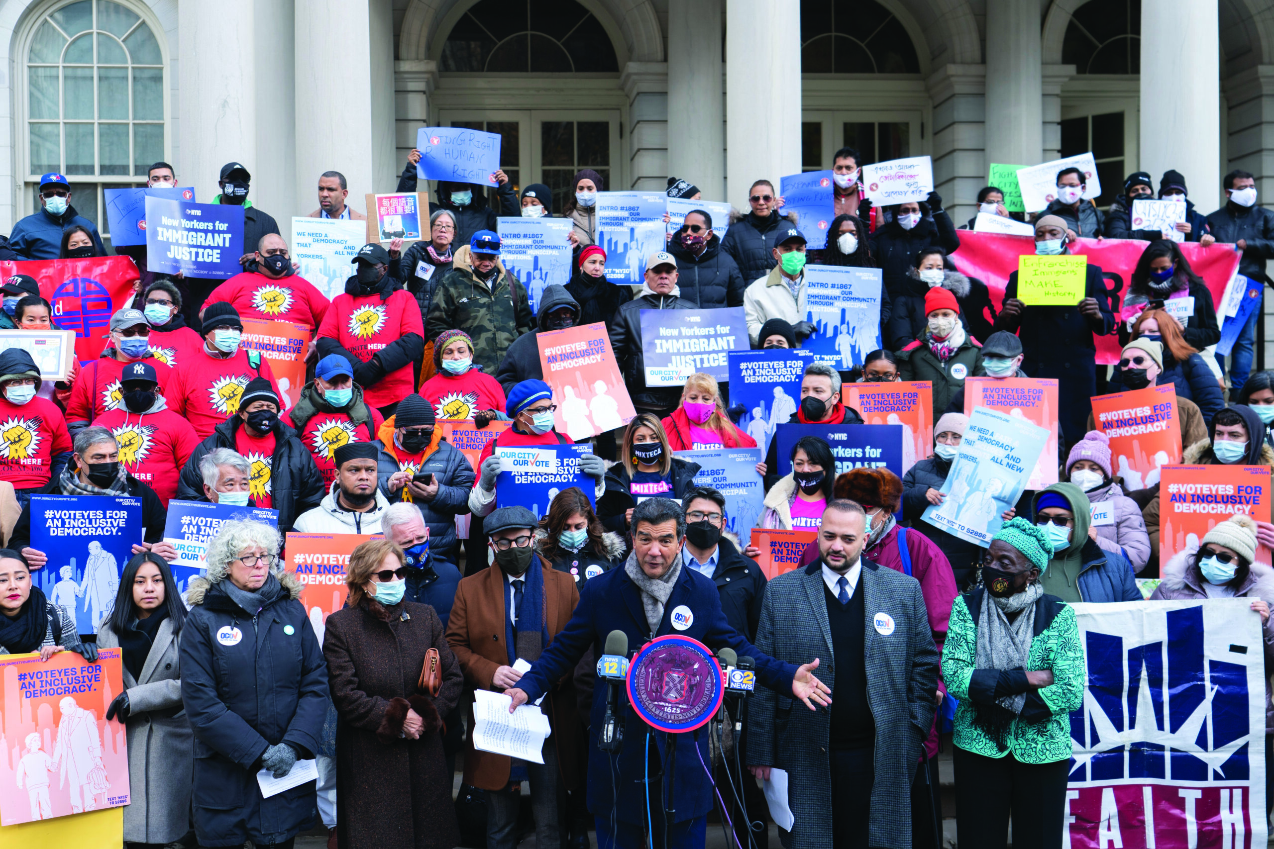 NYC to let noncitizens vote