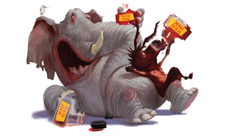 Sloshed on spending