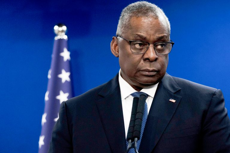 Secretary of Defense Lloyd Austin makes a joint statement with Israel Minister of Defense Yoav Gallant, after their meeting about Israel's military operation in Gaza, in Tel Aviv, Israel, Dec. 18, 2023. The White House chief of staff on Tuesday ordered Cabinet members or secretaries to notify his office if they ever can't perform their duties, as the Biden administration, reeling from learning of Defense Secretary Lloyd Austin's surprise illness last week, mounts a policy review. (AP Photo/ Maya Alleruzzo, File)