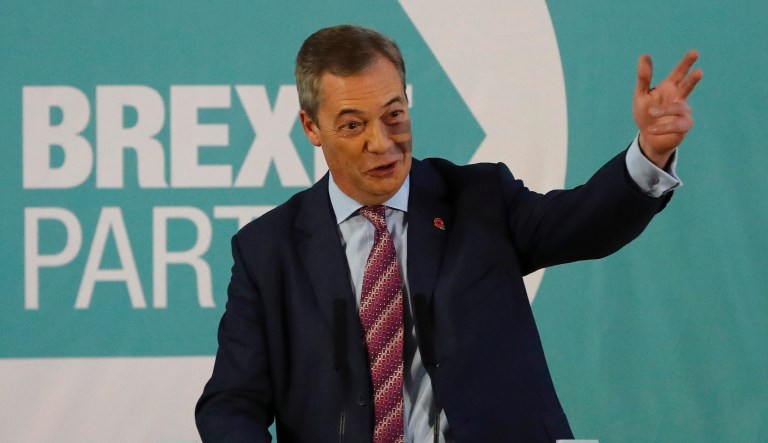 Election boost for Boris Johnson as Brexit leader Nigel Farage withdraws candidates