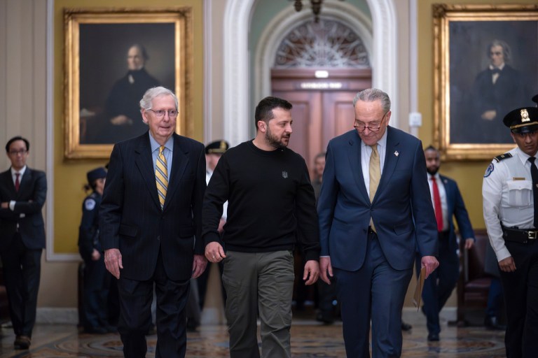 Senate stares down dayslong slog to get Ukraine aid passed