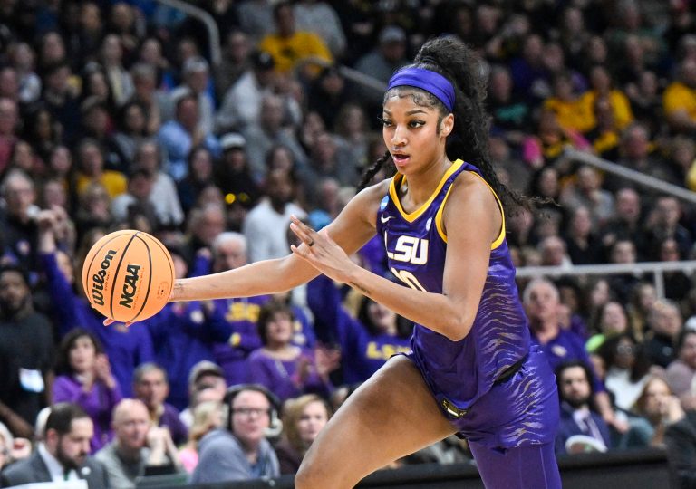 WNBA player Angel Reese calls for protection of women in sports