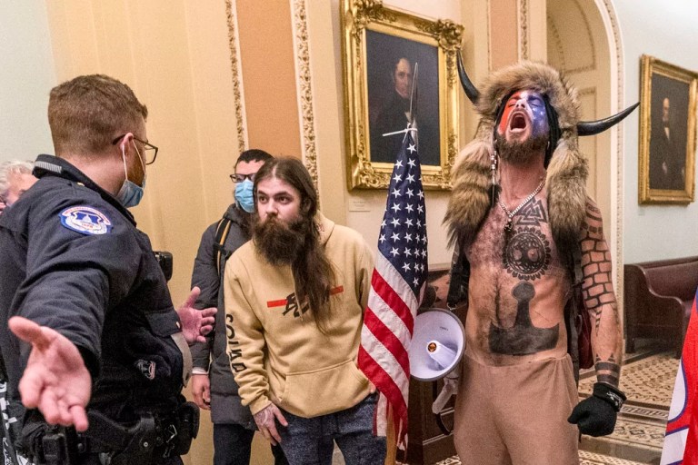 ‘QAnon Shaman’ may retrieve ‘spear and helmet’ from Jan. 6 riot: Judge